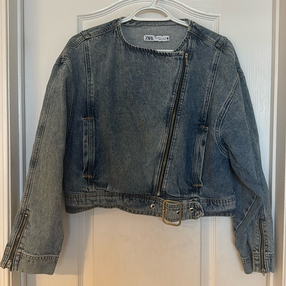 ZARA 80’s Style Jean Jacket